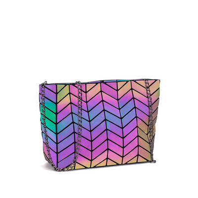 

LOVEVOOK crossbody bags for women 2019 foldable messenger bags with retro famale shoulder bag geometric bag luminous color 2019