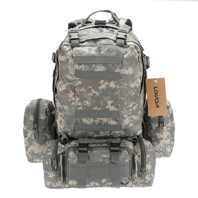 

Lixada Outdoor Multifunction Military Tactical Backpack with MOLLE Webbings Rucksack Sports Camping Travel Hiking Bag