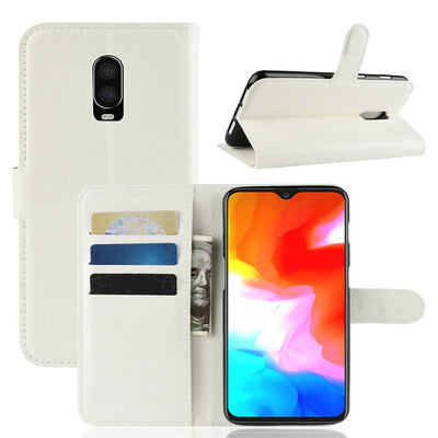 

for OnePlus 6T A6013 WIERSS Wallet Phone Case for OnePlus 6T A6013 for OnePlus 6 A6003 Flip Leather Cover Case Etui Fundas