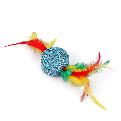 

Funny Cat Toy Interactive Pet Kitten Feather Cat Toys Catnip Scratcher Playing Throw Toys For Cats Kitten Pet Products