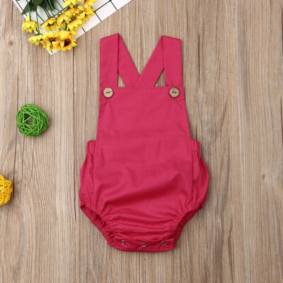 

Baby Kids Boy Girl Infant Romper Jumpsuit Bodysuit Cotton Clothes Outfits Set