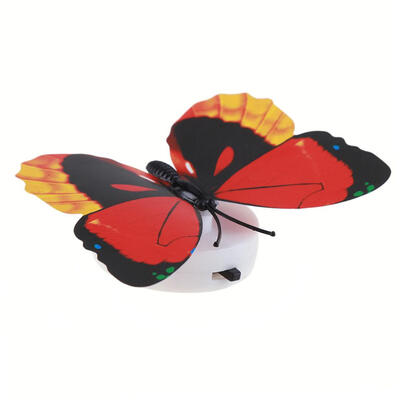

Luminous Butterfly LED Night Light Lamp Wall Pasted Home DecorationRandom