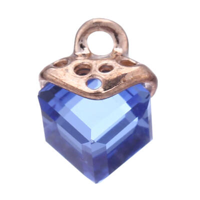 

10pcs Rhinestones Flower Alloy Resin Charm for DIY Wedding Headwear Jewelry