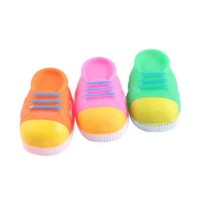 

Sneakers Shoes Shaped Pet Dog Squeak Vinyl Toys Sound Chew Play Toy for Pet