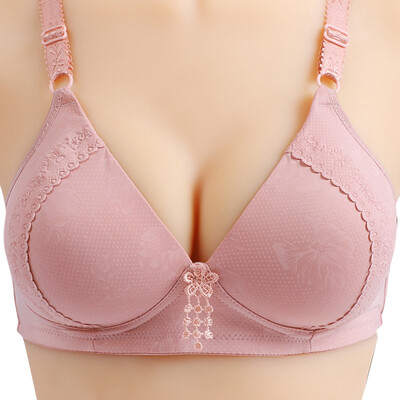 

〖Follure〗Medium-aged Thin Bra Without Steel Ring Comfortable Underwear Large Cup Bra