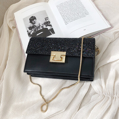 

Qiao Bani 2019 new Korean fashion Dongdaemun wild chain small square bag shoulder diagonal trend female bag