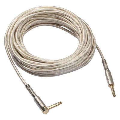 

635mm TRS Stereo Male to Male Straight to 90 Degree Audio Cable Wire Cord