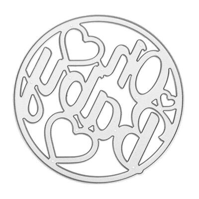 

Slogan Series DIY Cutting Dies Stencil Scrapbooking Embossing Home Decor