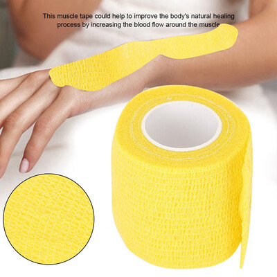 

Greensen 5 Types of Camouflage Pattern Cotton Elastic Adhesive Strain Injury Muscle Sports Sticker