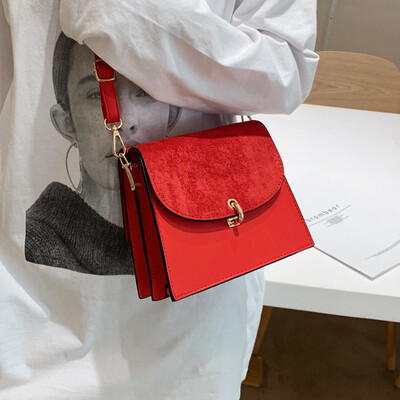 

Net red matte small bag female bag 2019 new fashion shoulder bag summer small fresh wild ins messenger bag