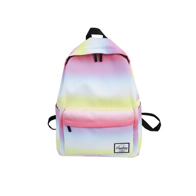 

Schoolbag girls shoulder bag high school students campus fresh ins super hot backpack summer