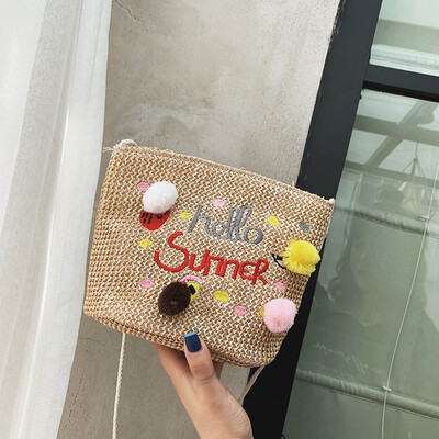 

Tailored Womens Fashion Woven Crossbody Bag Solid Color Shoulder Bag Wild Casual Bag