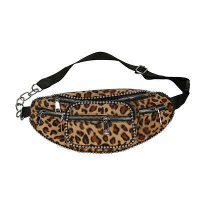 

Tailored Unisex Canvas Rivet Leather Bags Leopard Shopping Bag Crossbody Bag Handle Bags