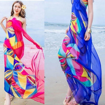 

Sexy Women Fashion Summer Beach Kaftan Dress Bikini Swimwear Cover Up Sarong