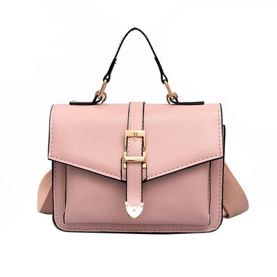

Fashion Women Leather Bag Handbags PU Shoulder Bag Small Flap Crossbody Bags Female Korean Style Hasp Messenger Bags T20