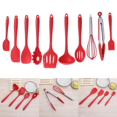 

Non - stick pan kitchen utensils set of silicone kitchenware 10 sets