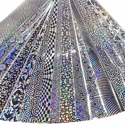 

〖Follure〗16PCS Design Nail Art Foil Stickers Transfer Decal Tips 420CM Manicure Decor