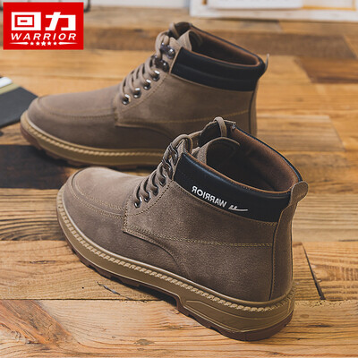 

Martin boots mens middle-high England style autumn new style of rhubarb boots khaki desert tool boots