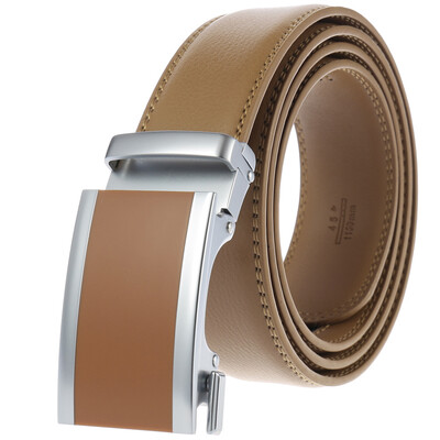 

new Men Belt Male Genuine Leather Strap Belts For Mens Top Quality Automatic Real leather men belt leather luxury brand