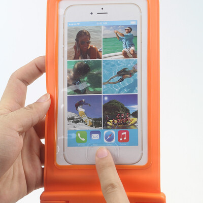 

TPU environmental inflatable floating mobile phone waterproof bag