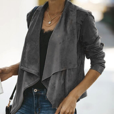 

Roseonmyhand Womens Fashion Long Sleeve Autumn Winter Short Top Jacket Outwear