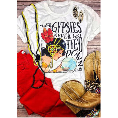 

Starmoon Women English Letter Print T-Shirt Short Sleevel T-Shirt Women Shirt