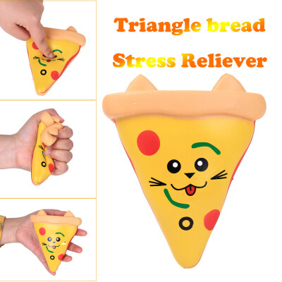 

Gotoamei Kawaii Cat Triangular Pizza Slow Rising Scented Squeeze Relieve Stress Toy