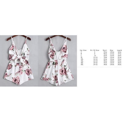 

Womens Romper Summer Playsuit Culotte Ladies Holiday Pants Beach Jumpsuit