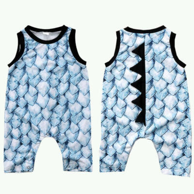 

Dinosaur Newborn Baby Boy Romper Bodysuit Jumpsuit Playsuit Clothes Outfit 0-24M