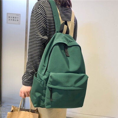 

The Simple Chao Brand Backpack&Shoulder Bag for Senior High School Students in Korean Version