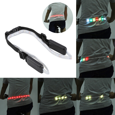 

Greensen LED Light Waist Belt Running Cycling Safety Warning Adjustable USB Rechargeable Night Lights