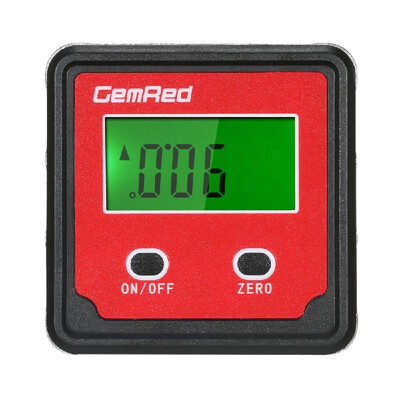 

GemRed Level Box Angle Gauge Digital Angle Finder Inclinometer Level Gauge Magnetic Base