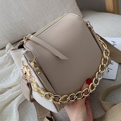 

Foreign style small bag women 2019 new wave Korean portable chain bucket bag fashion Joker Messenger bag