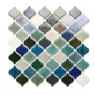 

1Pc 10X10 3D Wall Sticker Oil-Proof Kitchen Bathroom Decal Self Adhesive