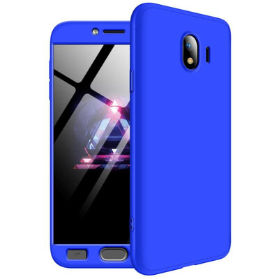

MOONCASE Samsung J4 2018 three-section all-inclusive shield - blue