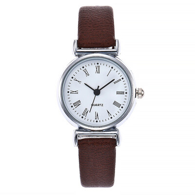 

RM Women Fashion Arabic Numerals Small Dial With Leather Quartz Watch