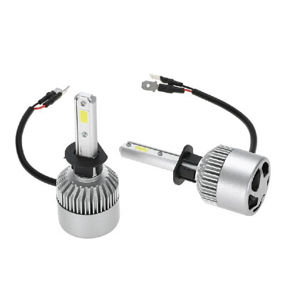

Car Headlights Kit for H1 S2 500W 80000LM 6000K White led headlights Bulbs Pair HID