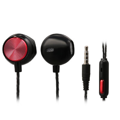 

35mm Wired Headphones with Mic Music Headset Smart Phone Earphone In-line Control Earbuds