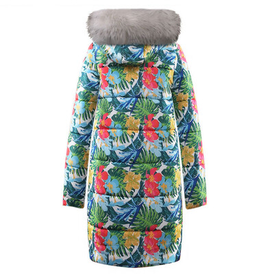 

Toponeto Womens Winter Long Down Cotton Ladies Parka Hooded Coat Quilted Jacket Outwear
