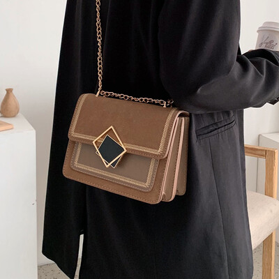 

Womens bag 2019 new fashion fashion scrub shoulder bag autumn&winter texture Messenger bag wild ins in the ocean bag