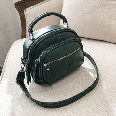 

Net red high sense small bag female foreign style texture 2019 new simple wild single shoulder slung portable saddle bag