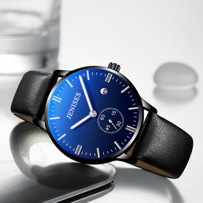 

New fashion Korean version of the non - mechanical watch mens thin student waterproof simple quartz watch mens watch