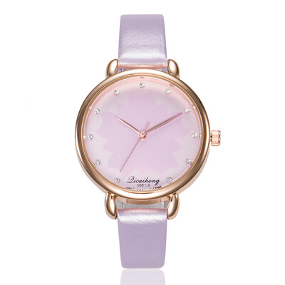 

Korean version of the personalized diamond pattern dial ladies quartz hand