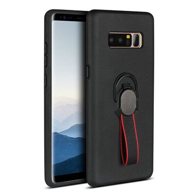 

Phone Ring Case Samsung Galaxy Note 8 Magnetic Stand Cover Samsung Note8 SM-N950F SM-N950FDS SM-N950FD Hybrid TPU Bumper Case