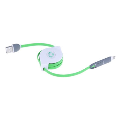 

2 in 1 Micro USB Port Apple  Port Auto Organizing Charging Data Cable