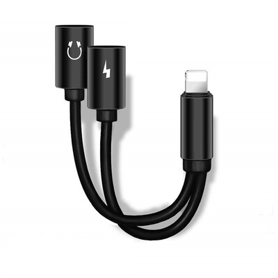 

2-in-1 Adapter Double Headphone Audio Charge for iPhone X88 Plus77 Plus