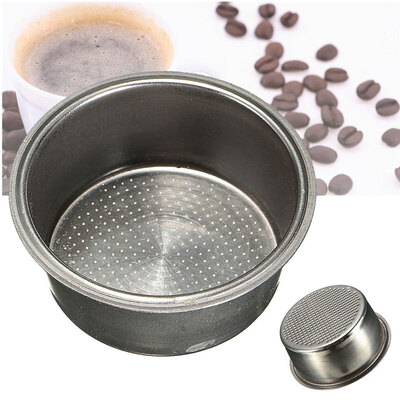 

Reusable Non-pressured Coffee Filter Basket Stainless Steel Coffee Machine 2-cup Filter Basket