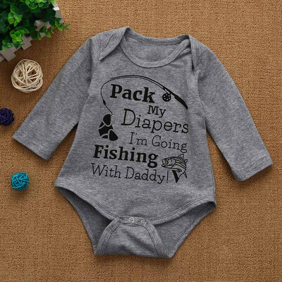 

Toddler Infant Baby Boy Letter Long Sleeve Romper Playsuit Jumpsuit Clothes