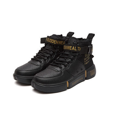 

Fashion trend mens shoes plus cotton velvet warm high-top shoes shoes shoes Harajuku tide shoes retro style casual shoes