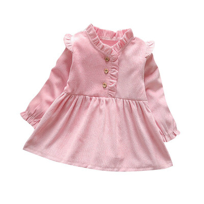 

Girls Dress 2019 Spring Autumn Style Flore Children Clothes Dress Lace Full-Sleeve Kids Princess Dress Cute Girls Clothing Dress